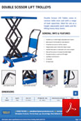 Double Scissor Lift Table