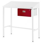 Below Workstation Accessories - Red SIngle Drawer