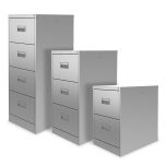 Silverline Midi Filing Cabinets