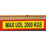 Warehouse Information Labels - Yellow