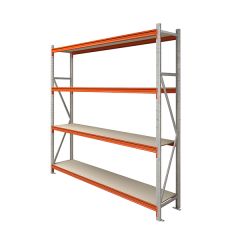 TUFF Longspan Shelving 2 Metre High 4 Shelves
