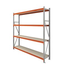 TUFF Longspan Shelving 2.5mtr High 4 Shelves