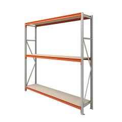 TUFF Longspan Shelving 3mtr High 3 Shelves