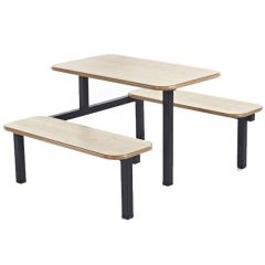 Bench Fast Food 6 Seater Unit