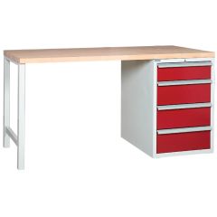 Euroslide Pedestal Benches, 4 Drawers