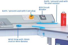 Static Dissipative Workbench Accessories