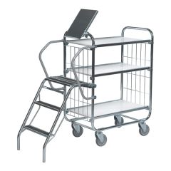 Flexible Ladder Trolleys - 3 Shelves
