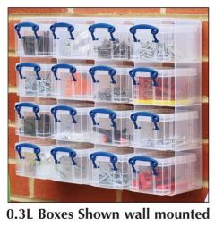16 Box Organiser - Wall Mounted