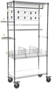 Chrome Wire Shelving Accessories