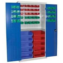 Armour Container Cupboard with 51 mixed bins