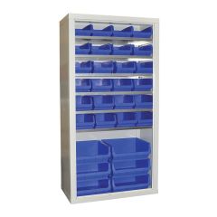 Armour Container Cupboard with 20 mixed bins
