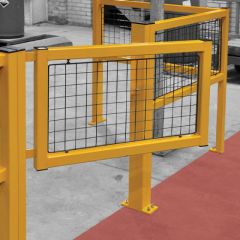 HD Safety Barriers Gate Unit with mesh