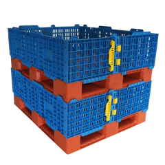 Plastic Pallet Collars - Converted Into Pallet Box