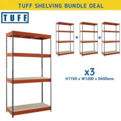 TUFF Shelving Bundle Deal - 450kg UDL