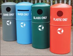Economy Recycling Waste Bins - All Types