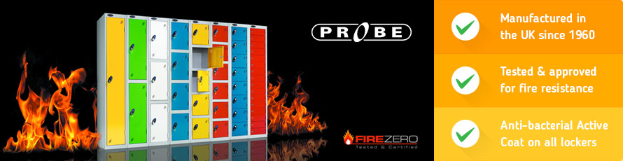 Probe lockers now tested and certified non-combustible