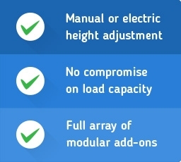 Reasons to buy height adjustable workbench